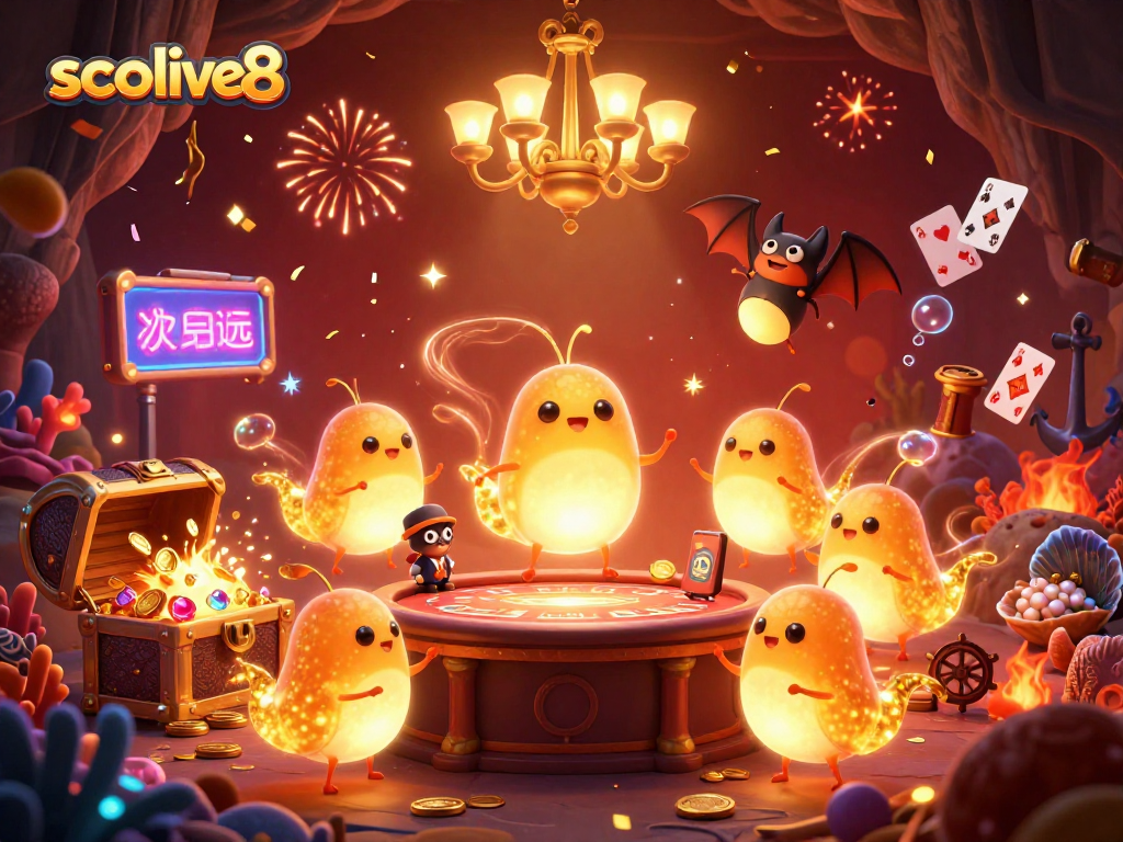Socolive8 offers an immersive casino experience with vibrant glowworms lighting and treasure galore.