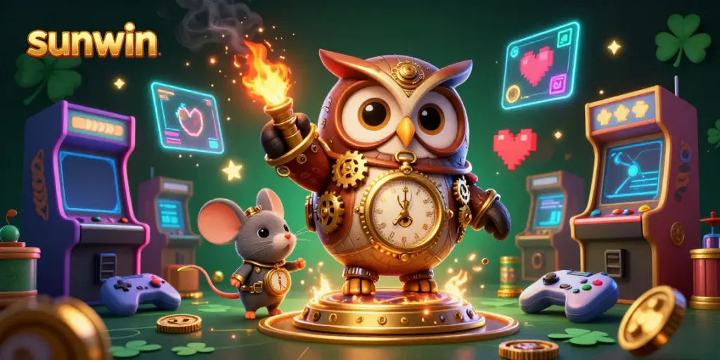 Experience thrilling gameplay with sunwin in a vibrant 3D casino world filled with fun elements.