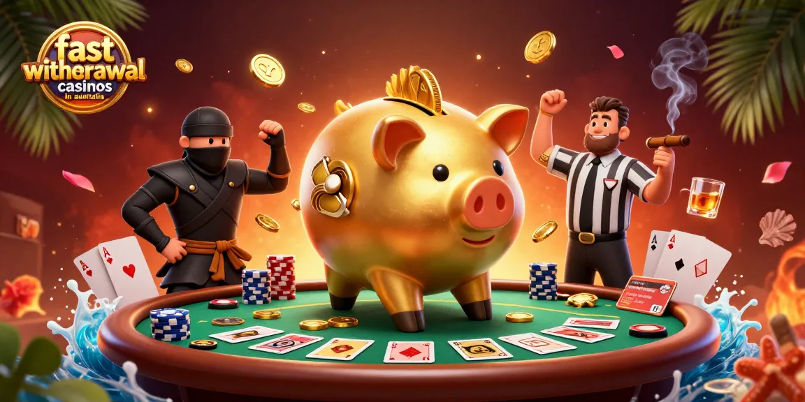 Experience the excitement of fast withdrawal casinos in Australia with thrilling 3D action.