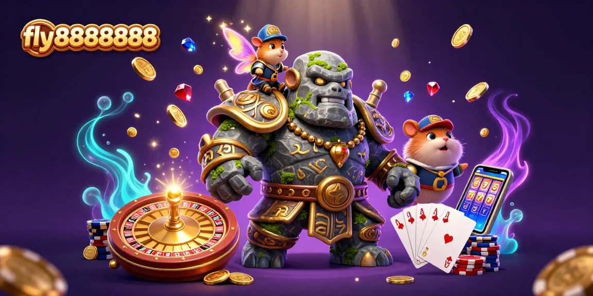 Experience thrilling gameplay with fly88888888's 3D casino adventure featuring magical characters and rich game elements.